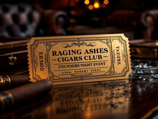 raging ashes cigar club founders night event ticket Japanese cigars, delivery cigars, buy cigars in japan, boutique cigars, best price cigars,日本葉巻、津幡葉巻, racccigars, raging ashes cigars club